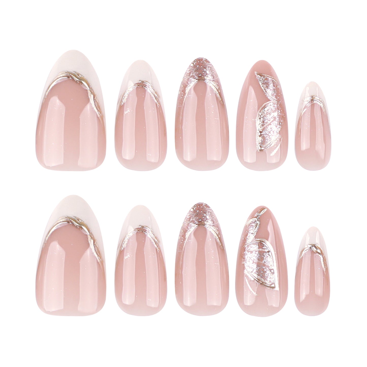 12 sizes 24 pieces opal press on nails measurements - ClairClaw Polyphemus Luna