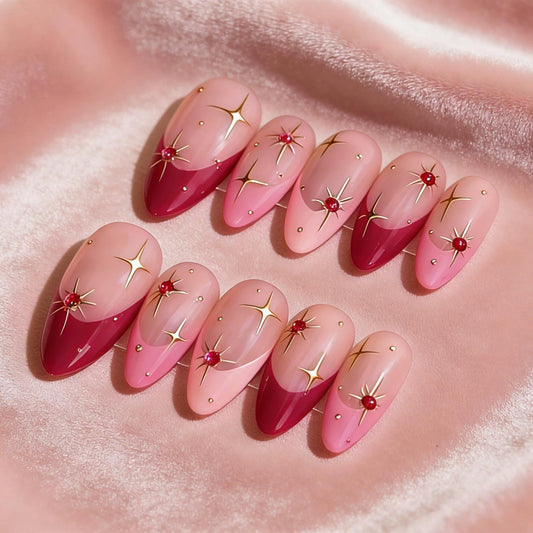 Soft Pastel Valentine’s Press-On Nails: Sweet Almond Shapes for Romantic Dates