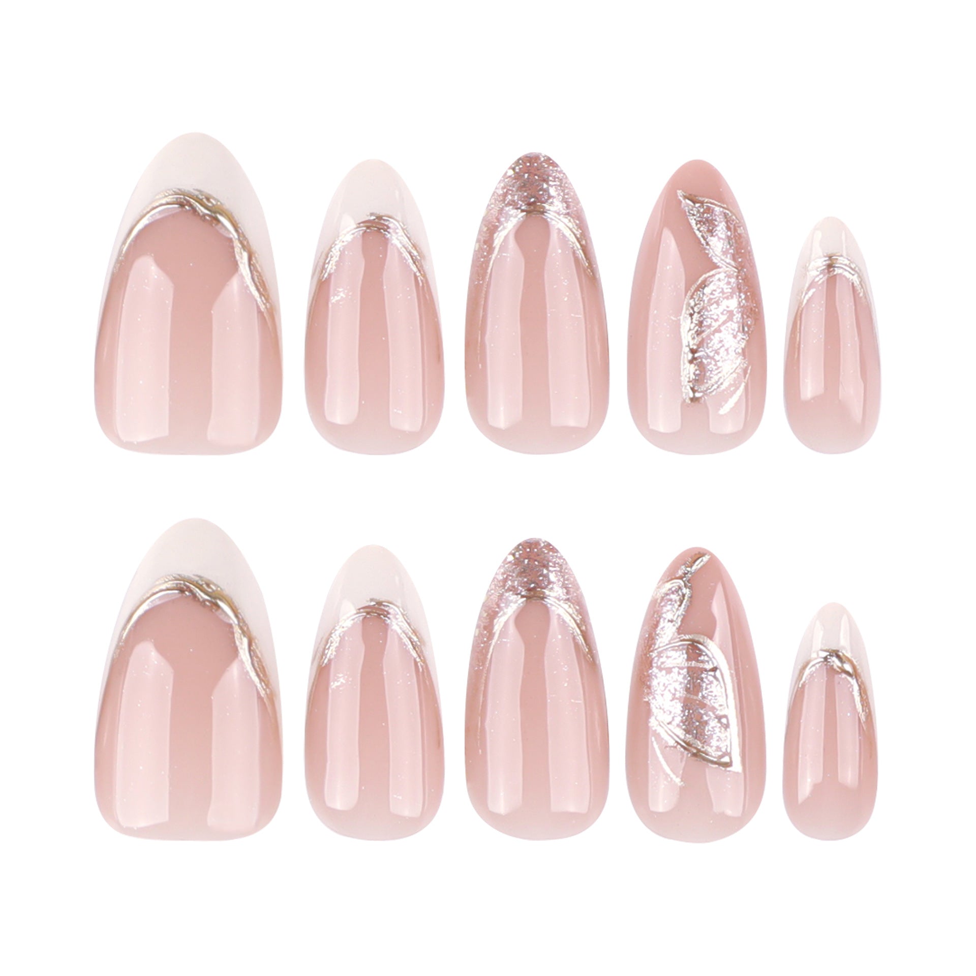 12 sizes 24 pieces opal press on nails measurements - ClairClaw Polyphemus Luna
